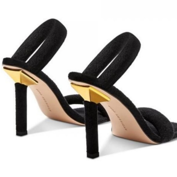 GOOD AMERICAN BLK/TERRY HEELS - Picture 2 of 9